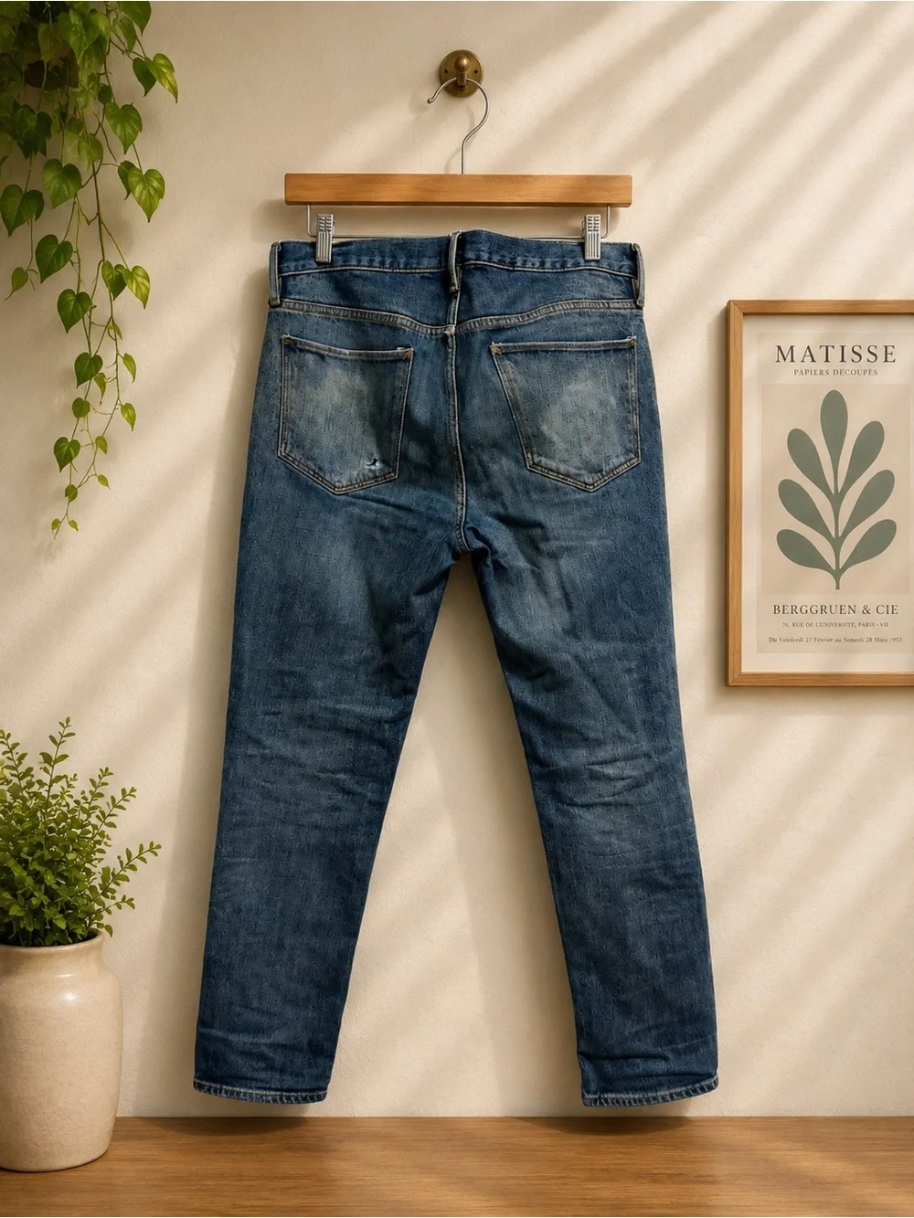 Banana Republic Men's Blue Slim Straight Jeans